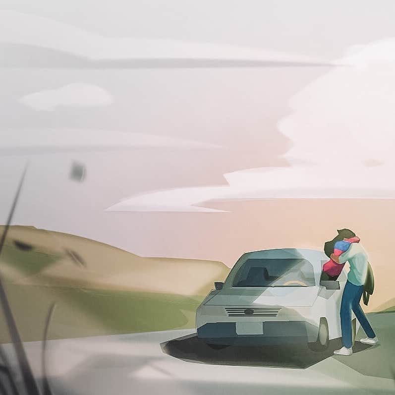 のインスタグラム：「LOVE YOU TO THE STARS AND BACK directed by @tonetjadaone- now on NETFLIX! 🚘⛰👽🐓」