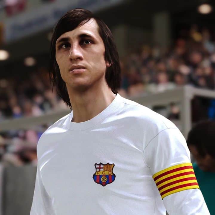 ヨハン・クライフのインスタグラム：「🎮⚽ @officialpes #eFootballPES2021  Learn more about PES2021! Console: https://www.konami.com/wepes/2021 Mobile: https://konami.jp/3j22wCu  #CruyffLegacy #PES2021」