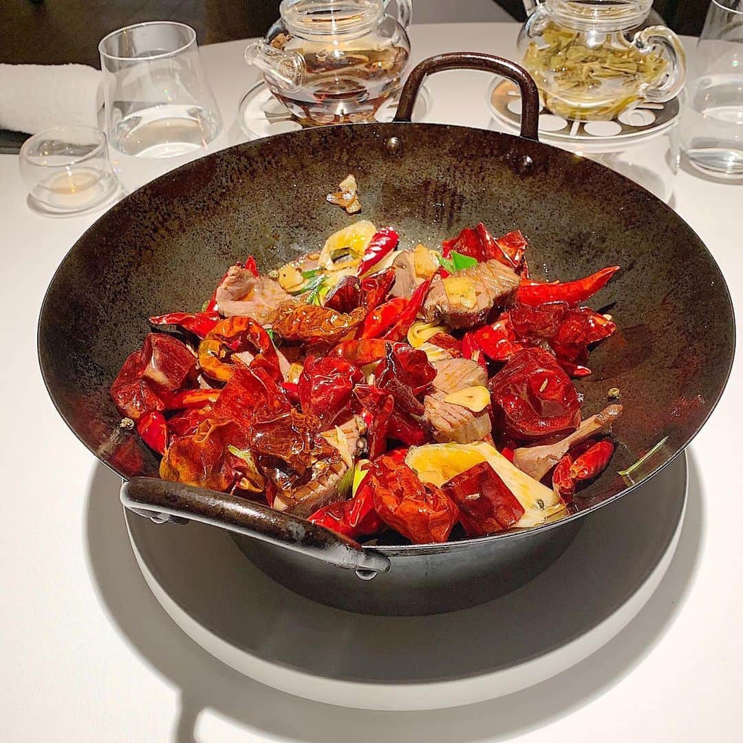 chieko6さんのインスタグラム写真 - (chieko6Instagram)「TexturA 中華とスペイン料理の融合。 気の置けない ...