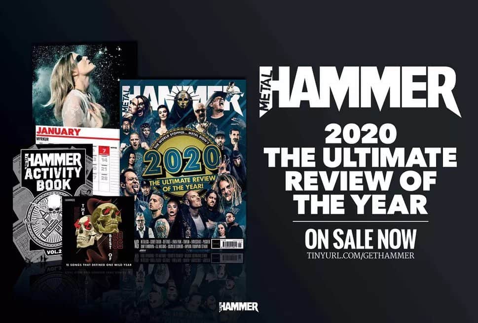 METAL HAMMERのインスタグラム：「Looking for a last minute Christmas present for your favourite metalhead? You can get all of this, only in the new issue of Metal Hammer, out now. Find your nearest shop at tinyurl.com/FindHammer #metal #heavymetal #metalhammer」