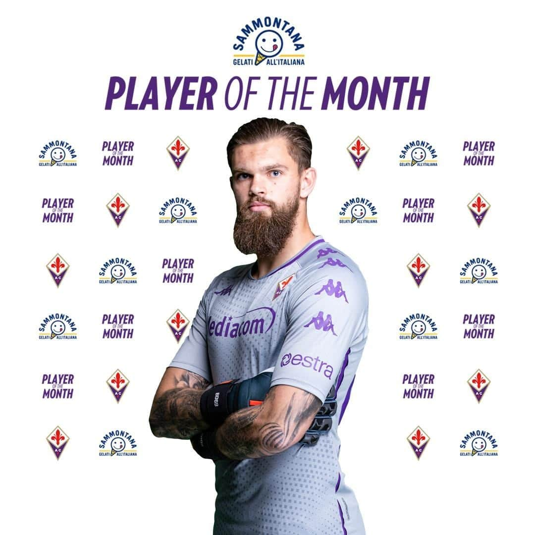 ACFフィオレンティーナさんのインスタグラム写真 - (ACFフィオレンティーナInstagram)「🎖️ PLAYER OF THE MONTH  Il miglior giocatore del mese di Novembre scelto da voi è Bartłomiej Drągowski!  You picked @bdragowski as Player of the Month for November!    #ForzaViola 💜#Fiorentina #ACFFiorentina #Dragowski #Sammontana #PlayerOfTheMonth #PlayerOfTheMonth by @gelatisammontana 🍦」12月17日 22時28分 - acffiorentina