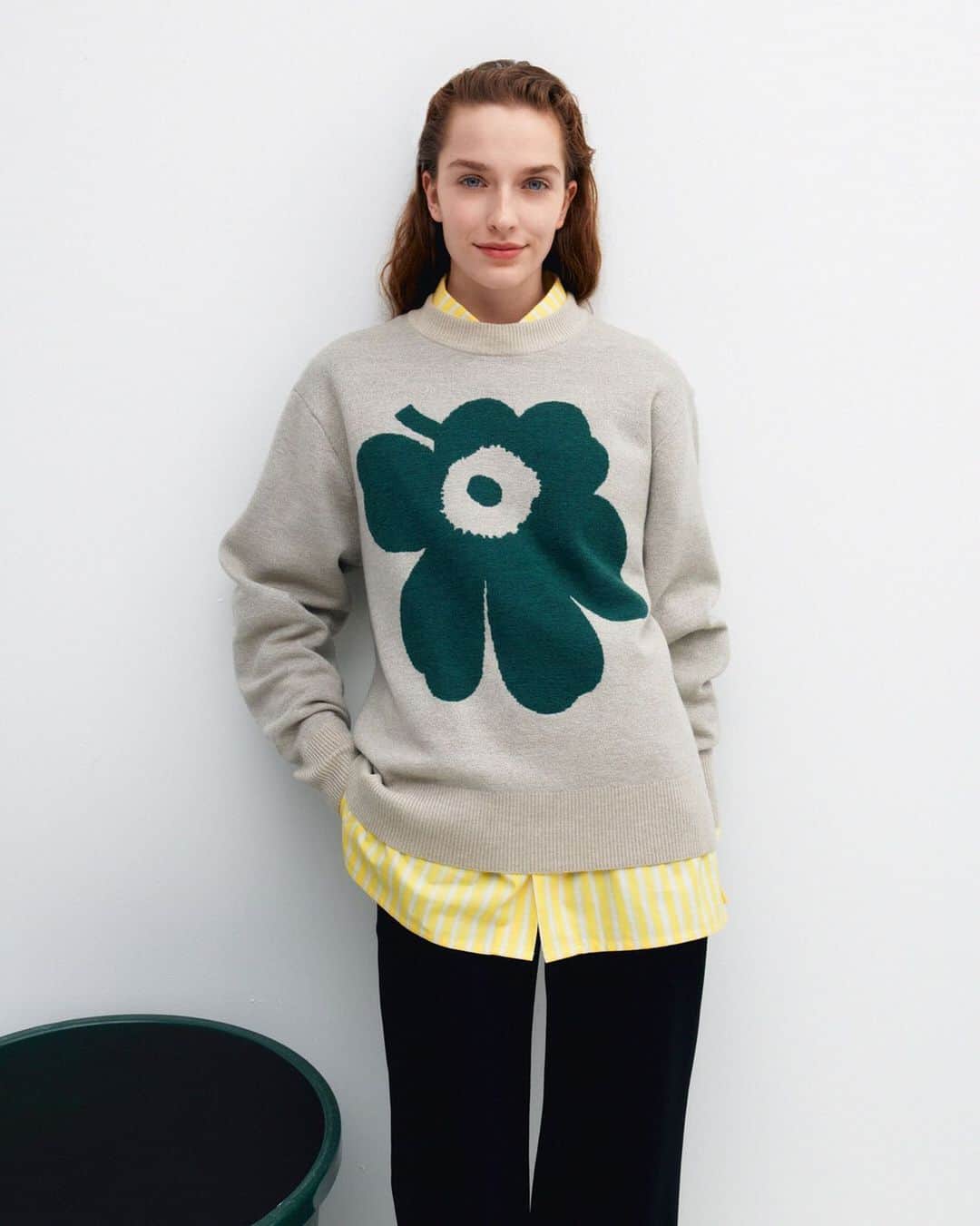 マリメッコのインスタグラム：「Our contemporary classics combined: introducing the first pieces of our new collection! The beloved Jokapoika shirt and Aksiooma Unikko knit are now available in new seasonal colorways adding a fresh pop of color to any outfit.  ⠀⠀⠀⠀⠀⠀⠀⠀⠀ Intrigued to see more? Subscribe to our newsletter at marimekko.com or in-store to be the first one to know what we have in store for our 70th anniversary year. #marimekko」