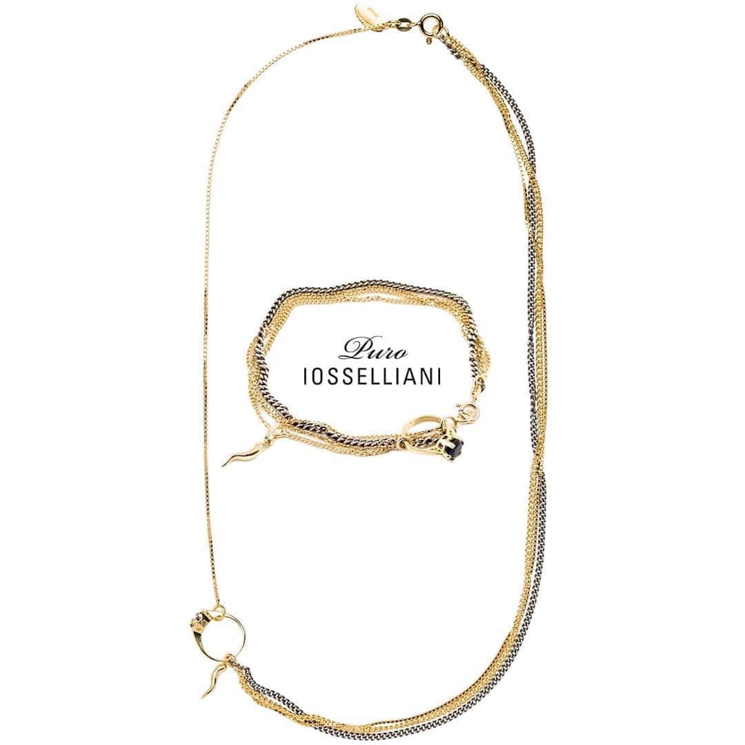 のインスタグラム：「Heritage PURO IOSSELLIANI  #iosselliani #puroiosselliani #puro  #bijoux #necklace #bracelet #fashionjewelry #handmadejewelry #madeinitaly」