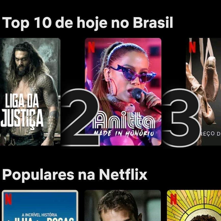 euanittaさんのインスタグラム写真 - (euanittaInstagram)「Netflix - top 10」12月17日 22時49分 - anitta