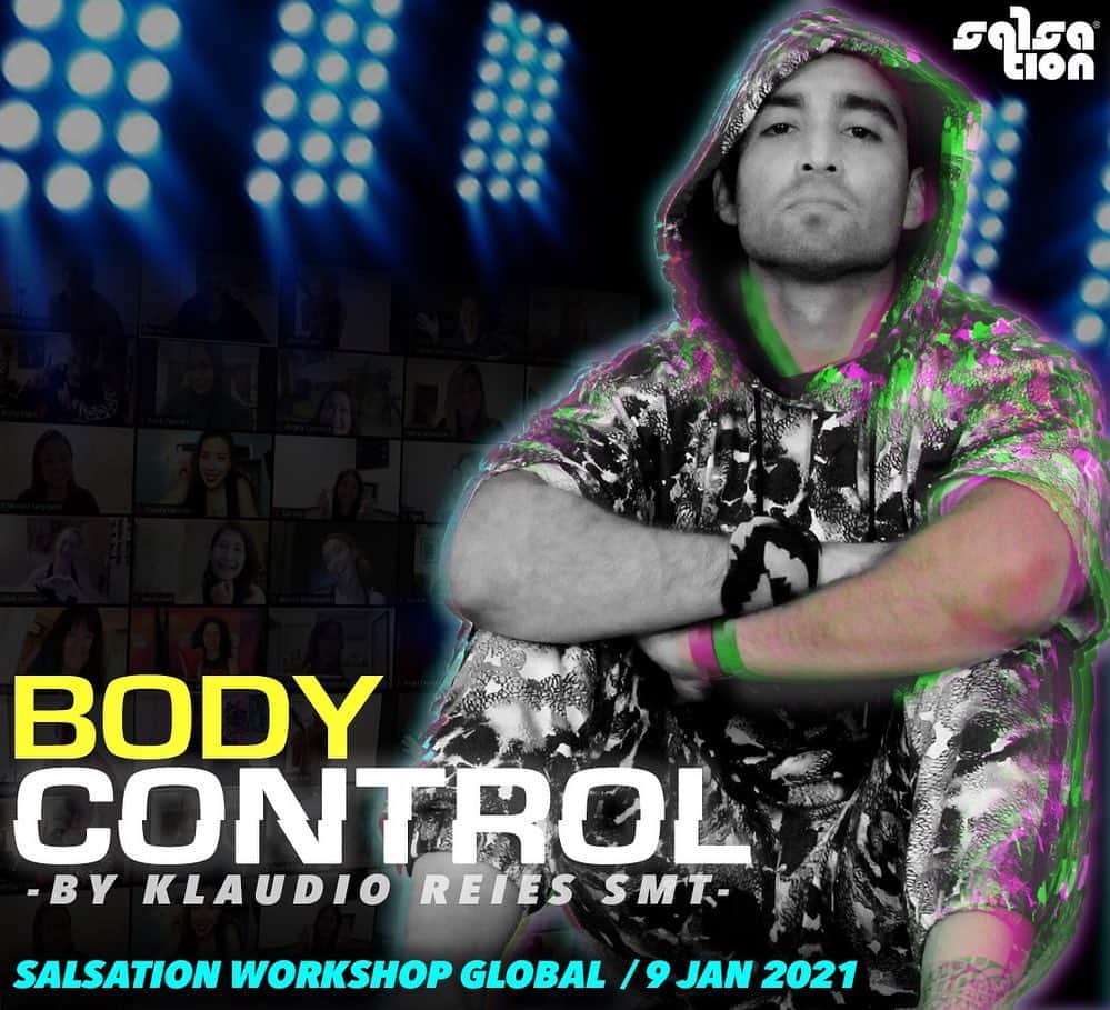 クラウディオ・リースのインスタグラム：「Amigos y amigas...  feliz de contarles que TENEMOS workshop salsation GLOBAL por 2da vez!   #BodyControl  9 de enero 8:30’am 🇨🇱  Europa 12:30 pm Asía 8:30 pm   En español e inglés 👋  Conoce más de Salsation y de mi forma para entender tu cuerpo al bailar con este increíble Workshop.  Info a barbara@reies.cl www.salsationfitness.com   Hey friends ...  happy to tell you that we HAVE GLOBAL salsation workshop for the 2nd time!   #BodyControl  January 9 8:30 am  Europe 12:30 pm  Asia 8:30 pm   In Spanish and English 👋   Learn more about Salsation and my way to understand your body when dancing with this incredible Workshop.  #salsation  @salsationfitness @alejodance」