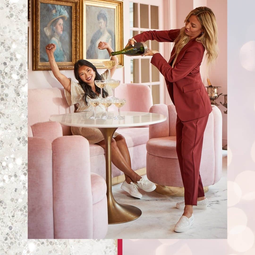 Kedsのインスタグラム：「Cheers to staying-in celebrations in comfy shoes.」