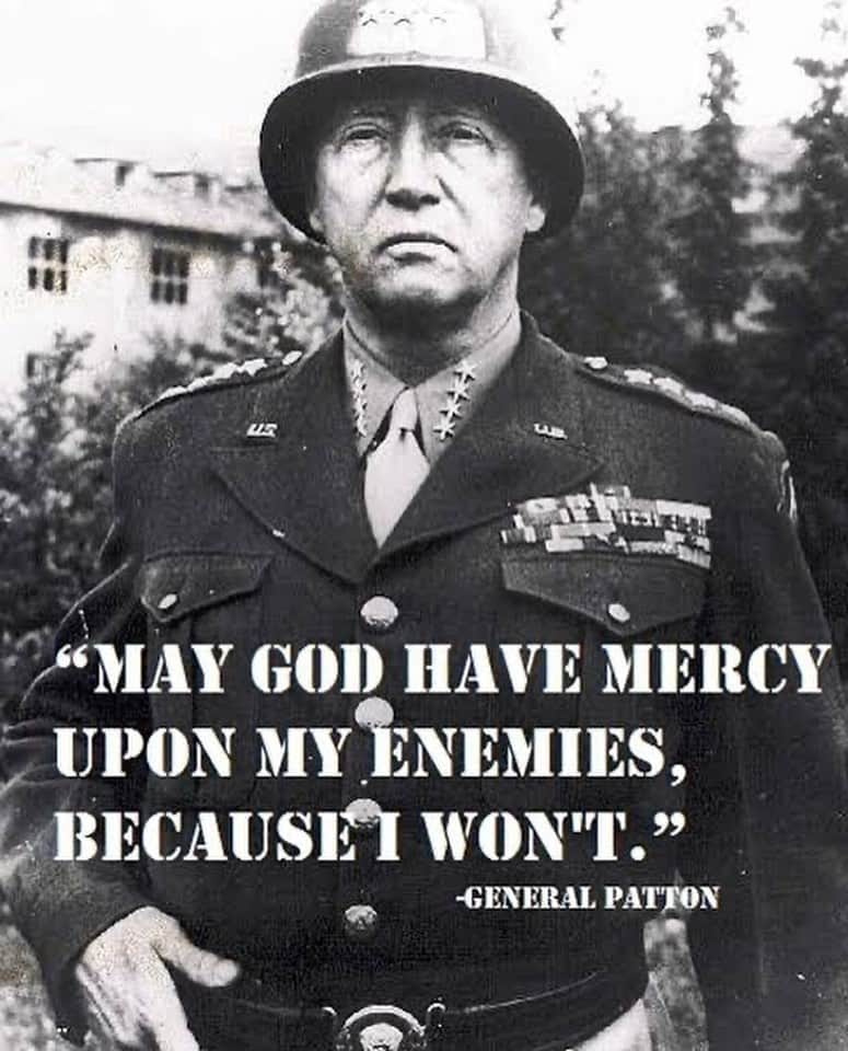 Black Jaguar-White Tiger さんのインスタグラム写真 - (Black Jaguar-White Tiger Instagram)「General George S. Patton. One of my life long Heroes. The world needs more men like him. Not at war, but a lot of men are cowards nowadays. A lot of men. We need Courage. Honor. Loyalty. And by the way, I already have a Lion called General Patton and his sisters are Courage, Honor and Loyalty. They just came to me because that’s what comes to me when I see a picture of the General. You have to remember the names, I don’t, I just look at them and their names come to my Heart. Like it happened in this very post :) #GeneralPattonBJWT #GeneralPatton #America #Merica #PapaBearChronicles」12月17日 23時50分 - blackjaguarwhitetiger