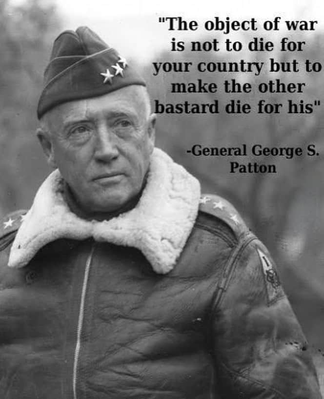 Black Jaguar-White Tiger さんのインスタグラム写真 - (Black Jaguar-White Tiger Instagram)「General George S. Patton. One of my life long Heroes. The world needs more men like him. Not at war, but a lot of men are cowards nowadays. A lot of men. We need Courage. Honor. Loyalty. And by the way, I already have a Lion called General Patton and his sisters are Courage, Honor and Loyalty. They just came to me because that’s what comes to me when I see a picture of the General. You have to remember the names, I don’t, I just look at them and their names come to my Heart. Like it happened in this very post :) #GeneralPattonBJWT #GeneralPatton #America #Merica #PapaBearChronicles」12月17日 23時50分 - blackjaguarwhitetiger