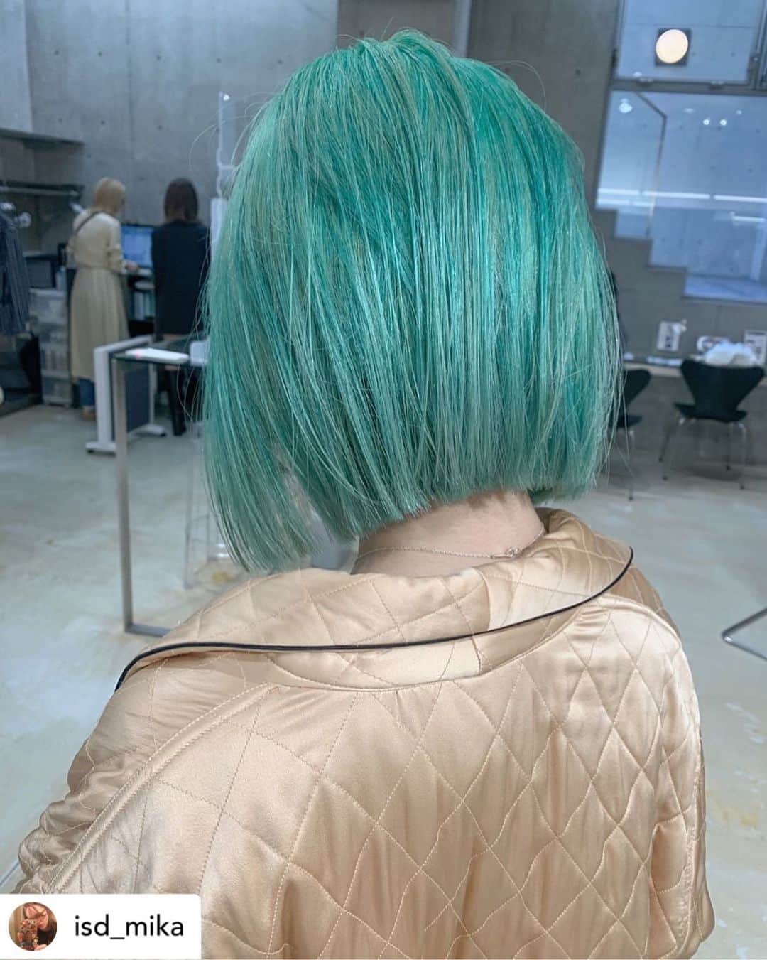 のインスタグラム：「Posted @ isd_mika mint🍈 いつも福岡から ありがとう🚶🏼🤍」