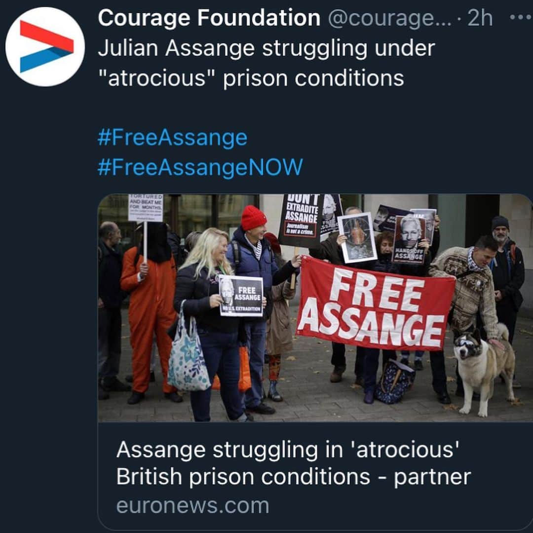 WikiLeaksさんのインスタグラム写真 - (WikiLeaksInstagram)「#FreeAssangeNOW」12月17日 23時59分 - wikileaks