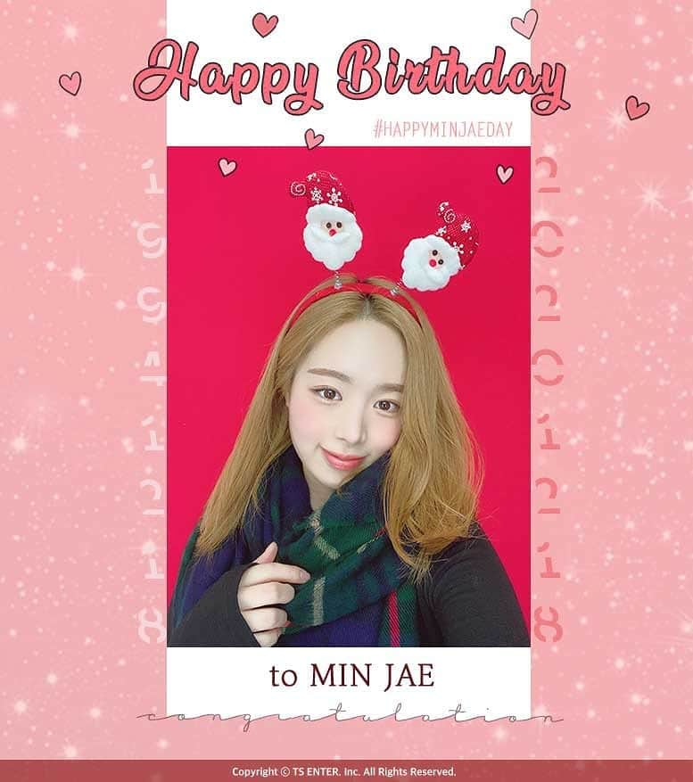 SONAMOOのインスタグラム：「20201218 HAPPY BIRTHDAY to 민재(MINJAE) #HAPPYMINJAEDAY #MINJAE #민재 #성민재 #소나무 #SONAMOO」