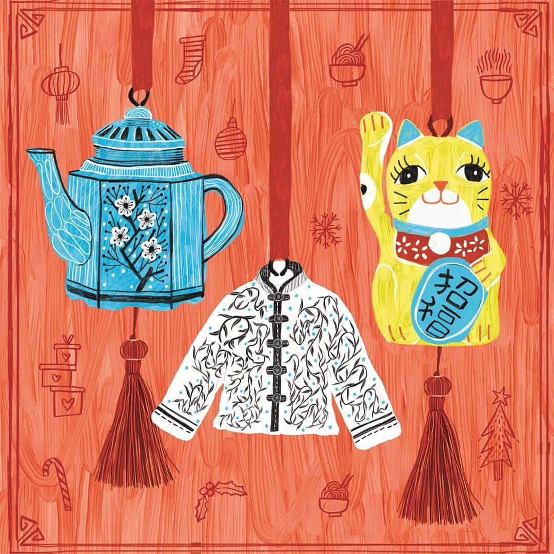 frankie magazineさんのインスタグラム写真 - (frankie magazineInstagram)「what is your favourite festive decorating style? traditional tinsel? slightly tropical? anything handmade? in our latest issue we asked five illustrators to show off a decoration that means something to them, and the results were rather varied – but all equally ace. ⁠⠀ ⁠⠀ these pieces were whipped up by @clareclarity, @cat_rabbit and @binnyillustration, but if you swing by your closest stockist, you’ll find more tucked away inside our pages.」12月18日 10時57分 - frankiemagazine