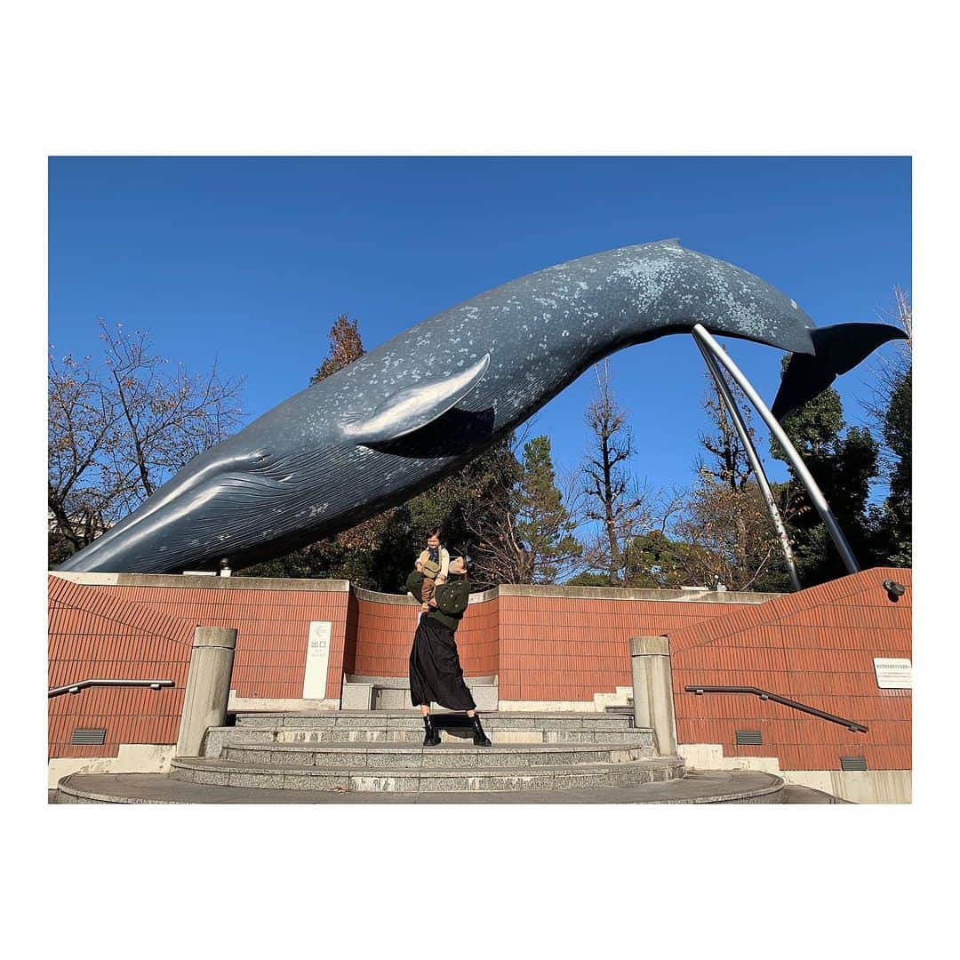 落合恭子さんのインスタグラム写真 - (落合恭子Instagram)「🍁 ハハ活 . #戸愚呂兄弟 #momandson #whale #上野　#紅葉 #autumn #model #instalike」12月18日 10時18分 - kyokomarch5th