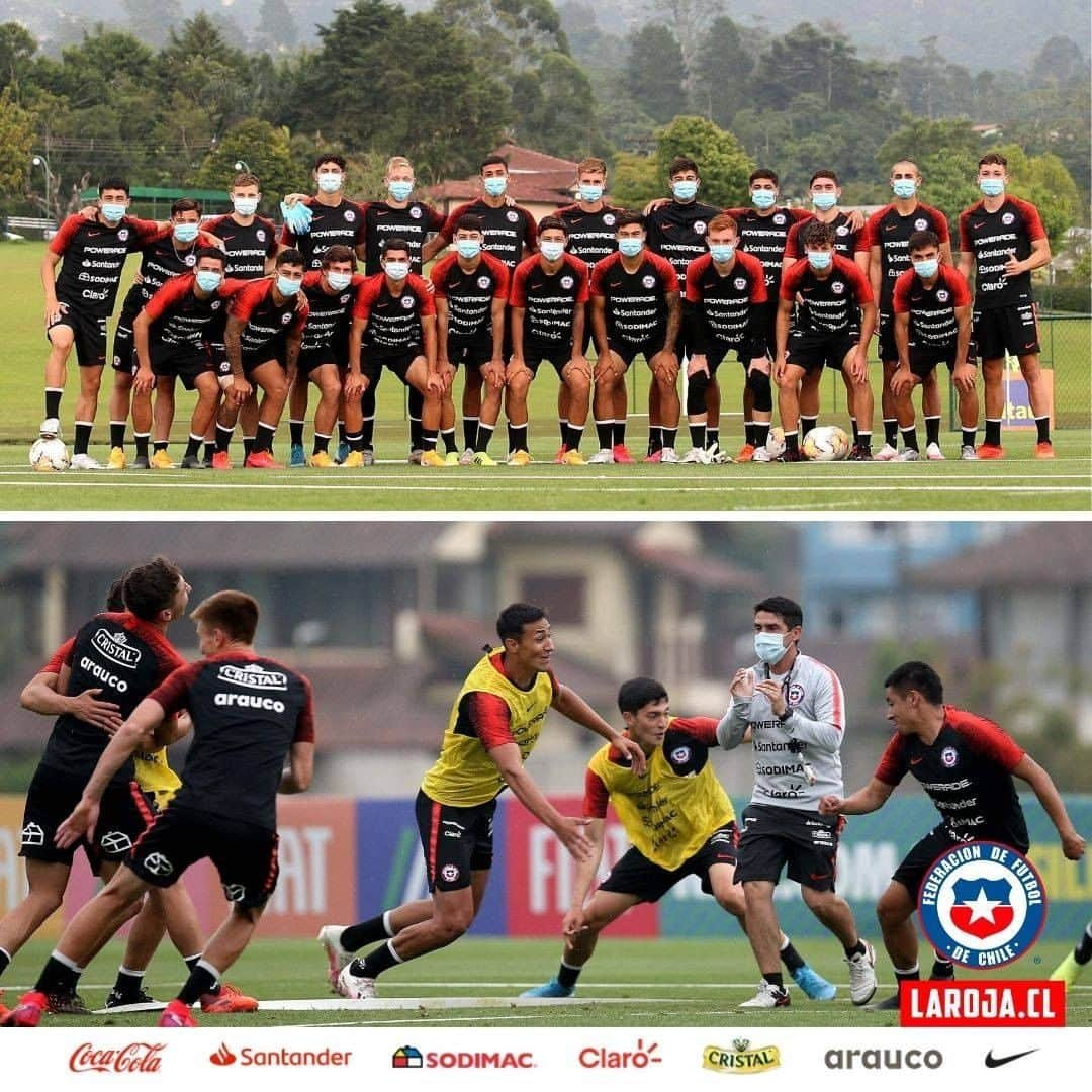 サッカーチリ代表チームさんのインスタグラム写真 - (サッカーチリ代表チームInstagram)「🇨🇱😍En un esfuerzo técnico y humano, nuestro amigo nos visitó nuevamente en la última práctica de #LaRojaSub20, en la previa del partido ante Brasil.   Ah! Y no vino solo... 🦜🦜  Las fotos, como siempre, del crack @parrazagal  Comunicaciones ANFP  #Chile #LaRoja #VamosLaRoja #VamosChile」12月18日 10時15分 - laroja