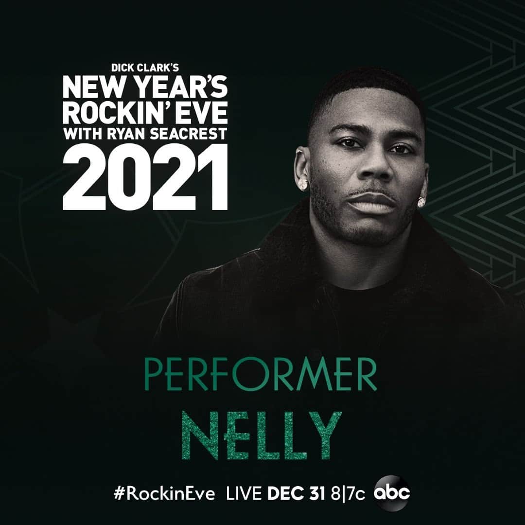 アメリカン・ブロードキャスティング・カンパニーのインスタグラム：「It's going to get hot when @nelly performs from Los Angeles on #RockinEve! 🔥」