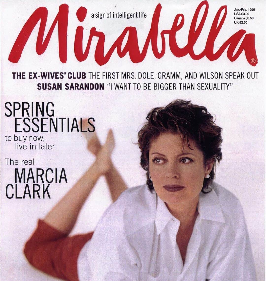 ボビー・ブラウンのインスタグラム：「I’m all about a #tbt that looks like it could be now. #mirabella cover of @susansarandon when I used to do her makeup a lot. Very 90s lips. No? I used to mix and blend to get this tone. Very now.」