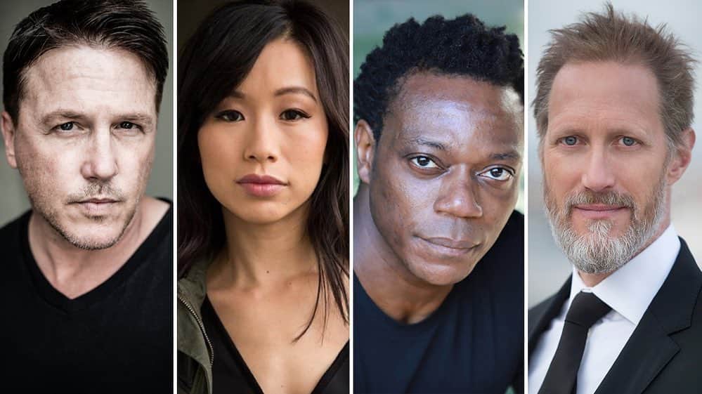 ジェームズ・ガンのインスタグラム：「So happy to be welcoming @chukwudi_iwuji, @itsanniechang, @officialchristopher_heyerd & @lochlynmunro to our #Peacemaker family. 🙌 Chukwudi is playing Clemson Murn, Annie is playing Sophie Song, Lochlyn is playing Larry Fitzgibbon, and Christopher is playing Captain Locke.」
