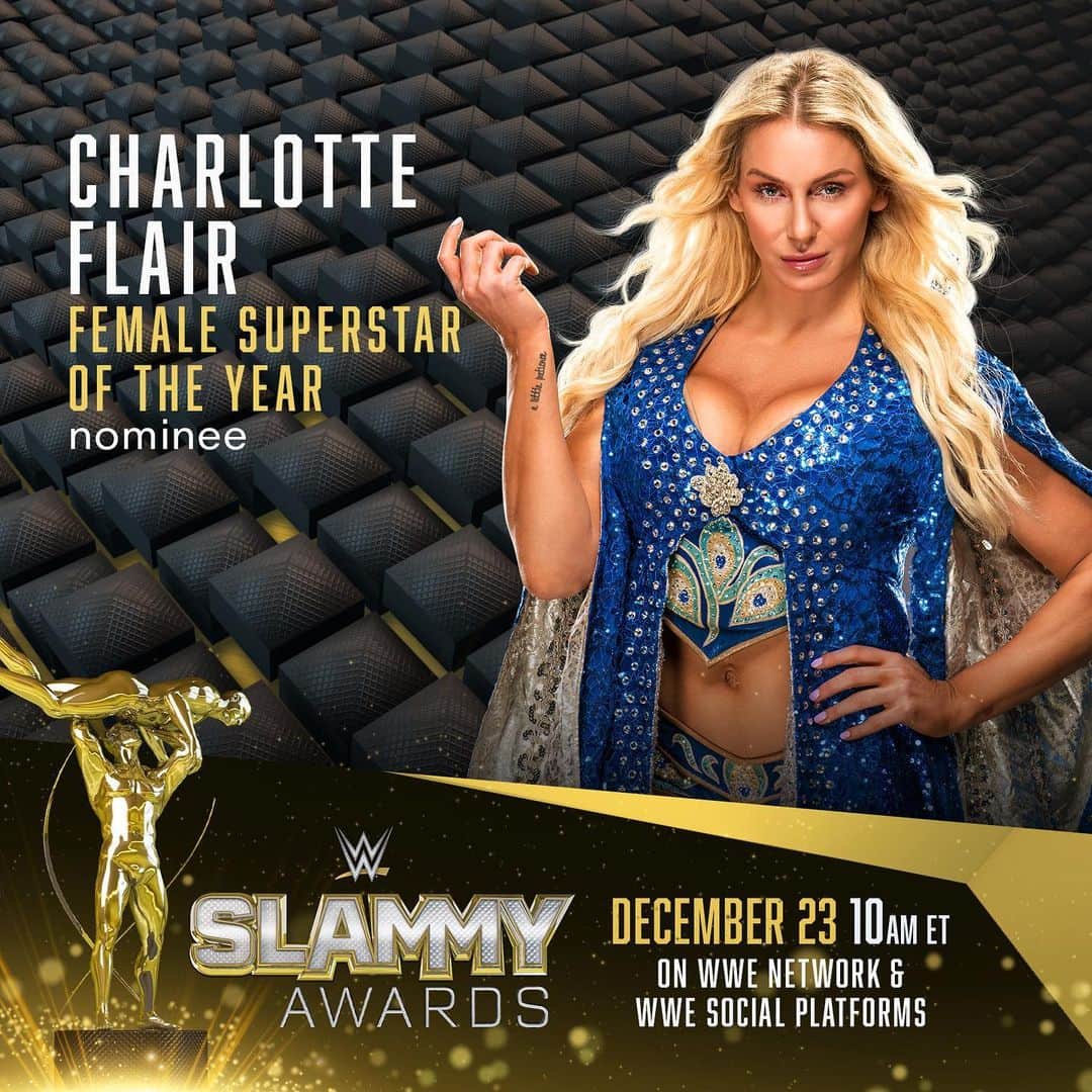 WWEさんのインスタグラム写真 - (WWEInstagram)「✨ FEMALE SUPERSTAR OF THE YEAR ✨ Swipe ➡️ to see the nominees, and find out who takes home the #SLAMMY on Dec. 23!」12月18日 4時03分 - wwe