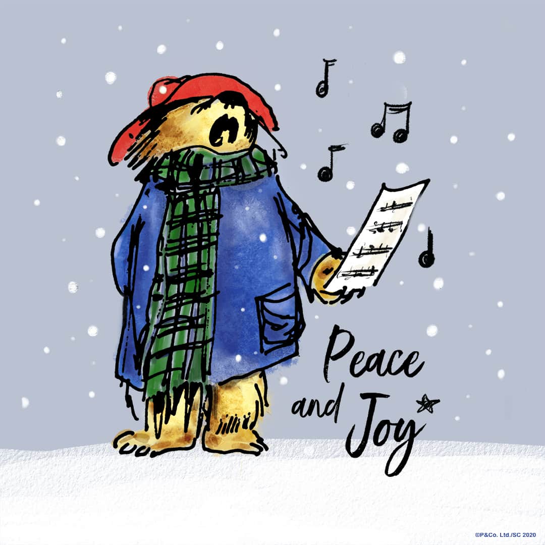Paddington Bearさんのインスタグラム写真 - (Paddington BearInstagram)「Paddington has been warming up his voice for the festive period.🎶⁣ ⁣ What is your favourite Christmas carol or song?」12月18日 4時33分 - paddingtonbear