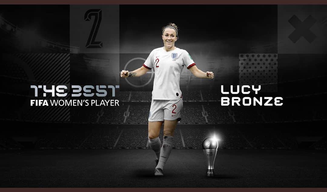 フィリップ・ネヴィルのインスタグラム：「@lucybronze “The Best Player In The World” unbelievable achievement Luce every @lionesses is super proud of you 👏」