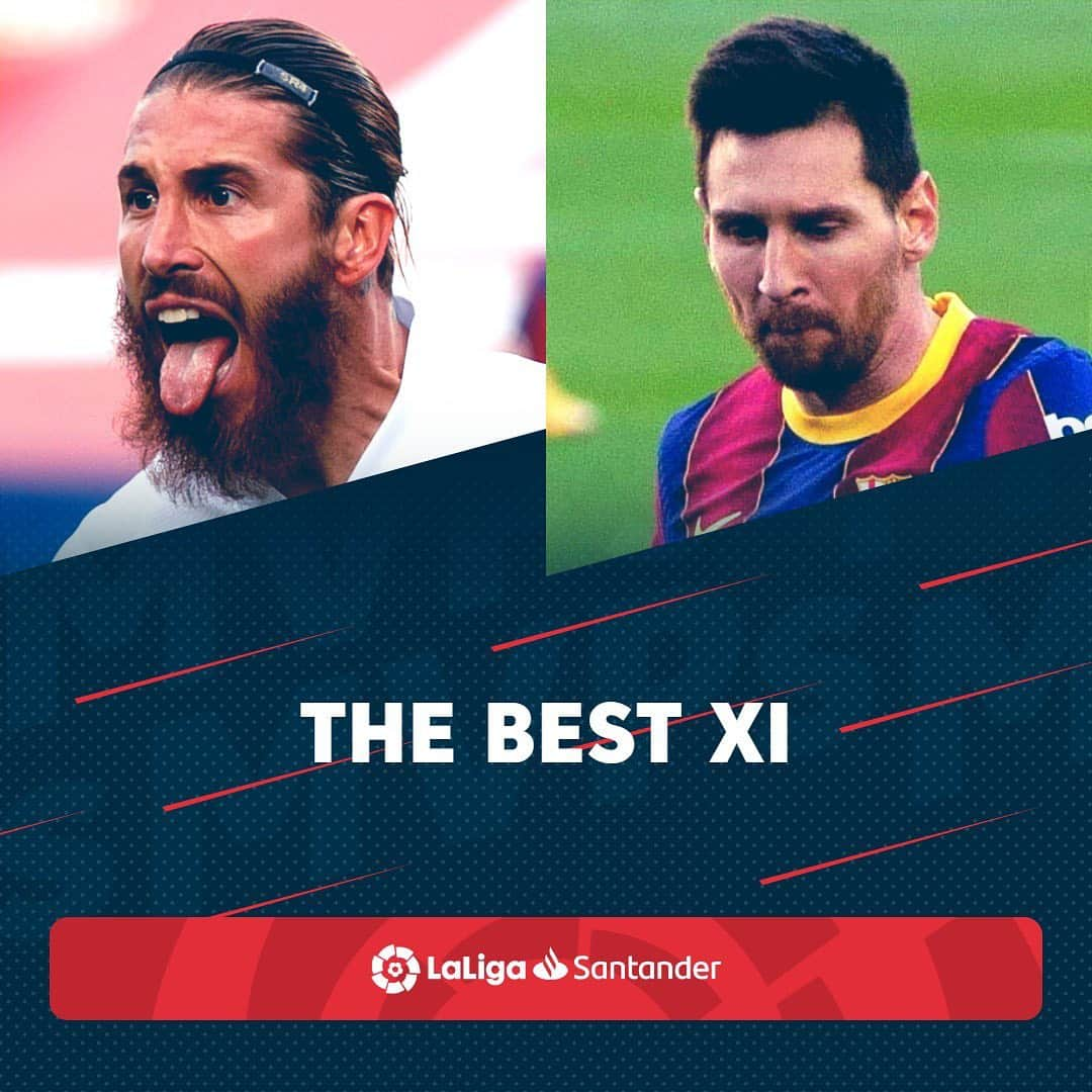 LFPさんのインスタグラム写真 - (LFPInstagram)「🌟 @sergioramos  🌟 @leomessi   🔝⚽️ Two players from #LaLigaSantander feature in The Best XI 2020!  🌟 #SergioRamos 🌟 #Messi  🔝⚽️ ¡Ambos jugadores representan a #LaLiga Santander en el The Best XI de la temporada!  #Football #YouHaveToLiveIt #HayQueVivirla」12月18日 4時54分 - laliga