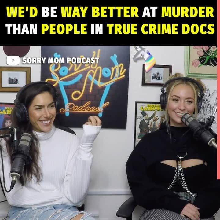 Sydney A Malerのインスタグラム：「😂 learn ur blood splatter first.  . New pod up. Link in bio」