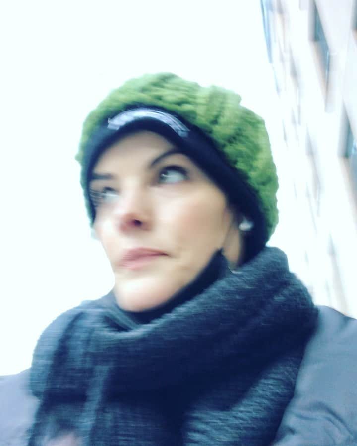 ジェイミー・アレクサンダーのインスタグラム：「Thoughts? 😂👍🏻 #snowday」