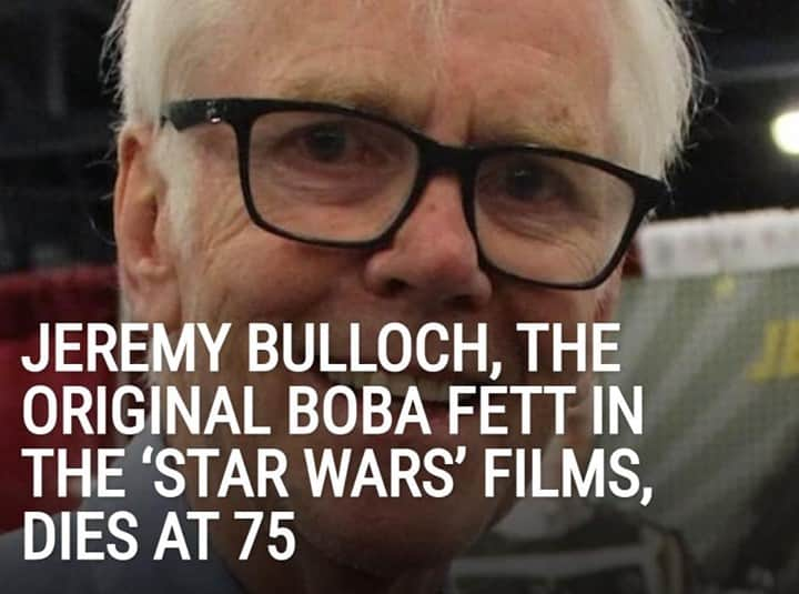 Alternative Pressさんのインスタグラム写真 - (Alternative PressInstagram)「Jeremy Bulloch, the original Boba Fett in the '@starwars' films, has died at the age of 75⁠ .⁠ Link in bio for details⁠ .⁠ .⁠ .⁠ #jeremybulloch #bobafett #starswars #altpress #alternativepress」12月18日 7時01分 - altpress