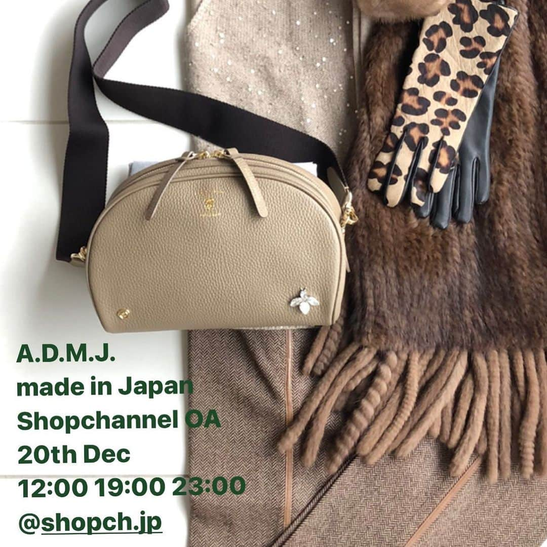 A.D.M.J.co.,Ltdさんのインスタグラム写真 - (A.D.M.J.co.,LtdInstagram)「#bag #crossbodybag #madeinjapan #バッグ　#クロスボディバッグ　#ショップチャンネル　#shopchannel」12月18日 8時08分 - admjofficial_bag