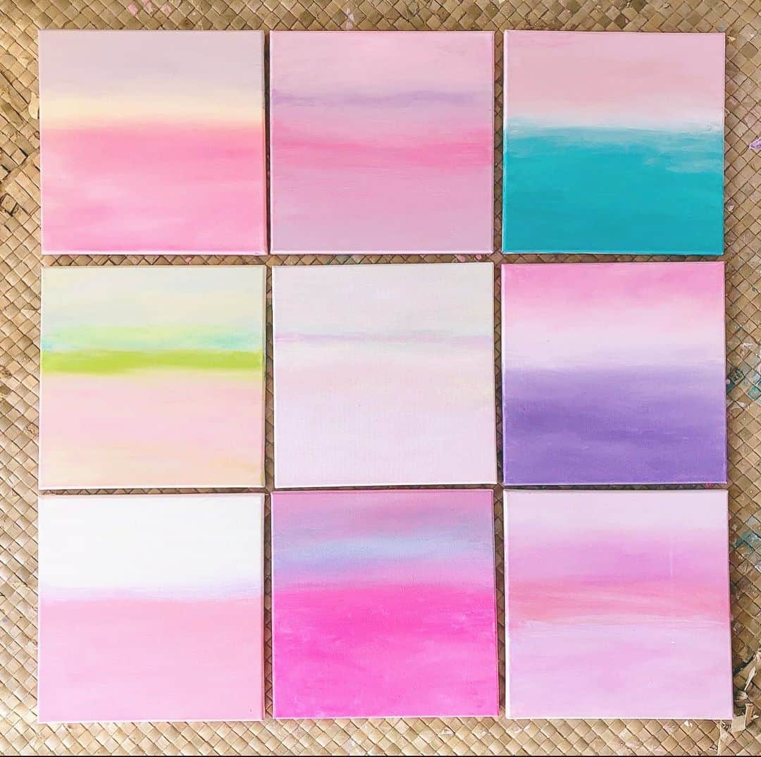 山崎美弥子さん　絵画　Yamazaki Miyako 15×15 山崎美弥子さん絵画Yamazaki Miyako 15×15