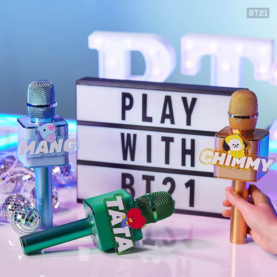 BT21 Stars of tomorrow, UNIVERSTAR!さんのインスタグラム写真 - (BT21 Stars of tomorrow, UNIVERSTAR!Instagram)「Be yourself with music. 💃   BT21 BABY Bluetooth Microphone Coming Soon  [Korea] 2020.12.22 - 12.24 (KST) Learn more 👉 Link in bio  [Global] 2020.12.21 5PM (PST) only for 8 hours at LINE FRIENDS COLLECTION Learn more 👉 Link in bio  #BT21 #BT21BABY #wirelesssmic #bluetoothmic #karaoke #speaker」12月18日 19時07分 - bt21_official
