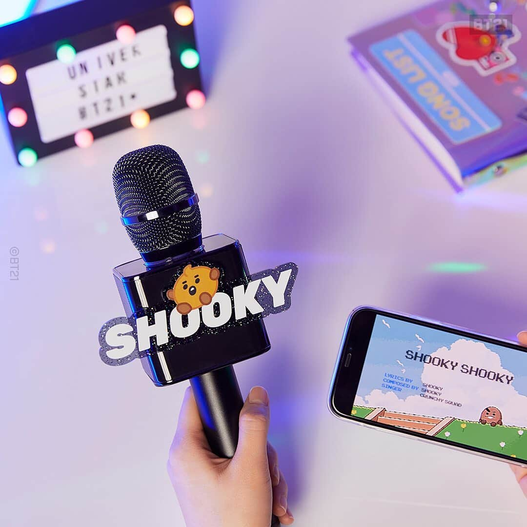 BT21 Stars of tomorrow, UNIVERSTAR!さんのインスタグラム写真 - (BT21 Stars of tomorrow, UNIVERSTAR!Instagram)「Be yourself with music. 💃   BT21 BABY Bluetooth Microphone Coming Soon  [Korea] 2020.12.22 - 12.24 (KST) Learn more 👉 Link in bio  [Global] 2020.12.21 5PM (PST) only for 8 hours at LINE FRIENDS COLLECTION Learn more 👉 Link in bio  #BT21 #BT21BABY #wirelesssmic #bluetoothmic #karaoke #speaker」12月18日 19時07分 - bt21_official