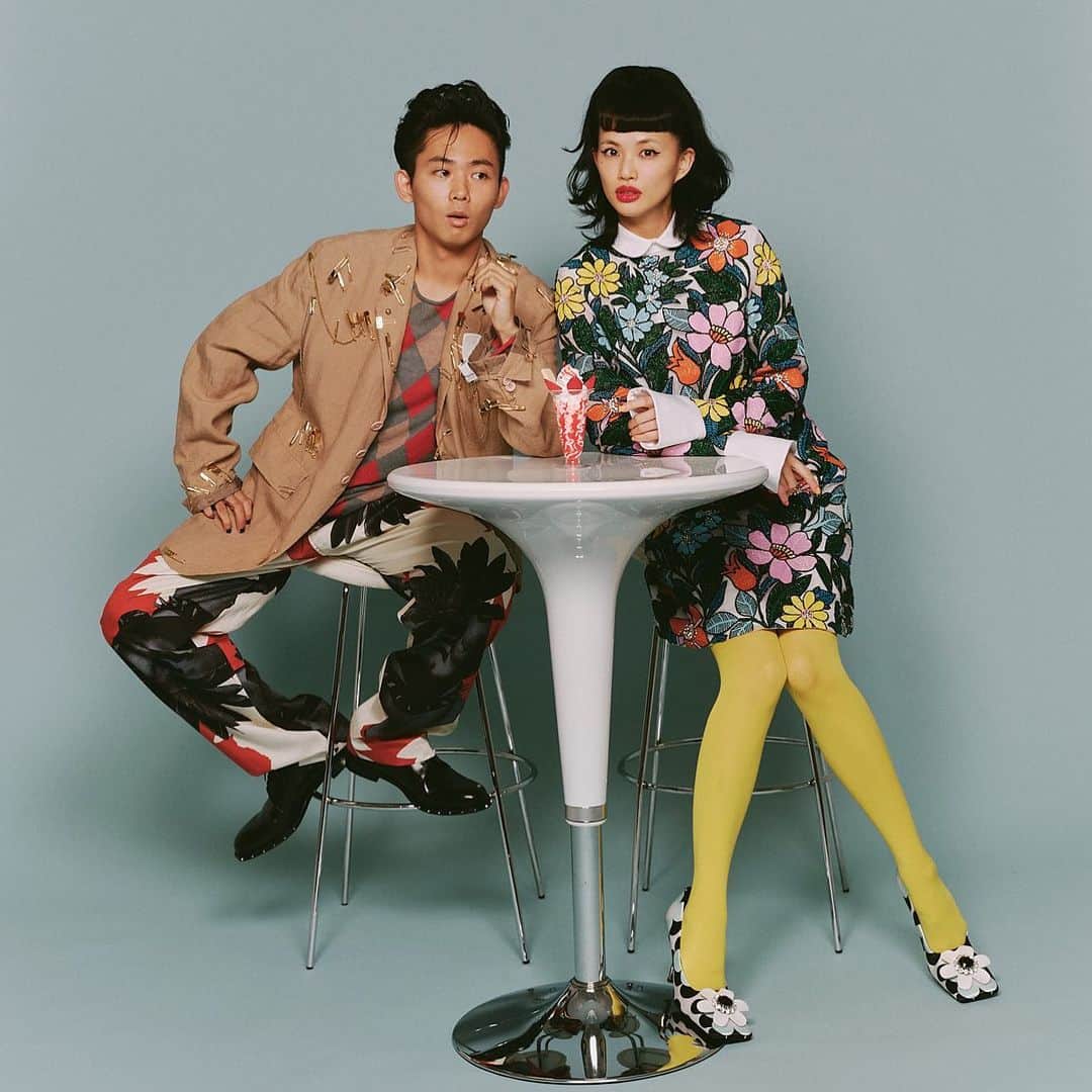 オカモトレイジのインスタグラム：「with my wife @spurmagazine 👫🏻 #奥さん芸能人」