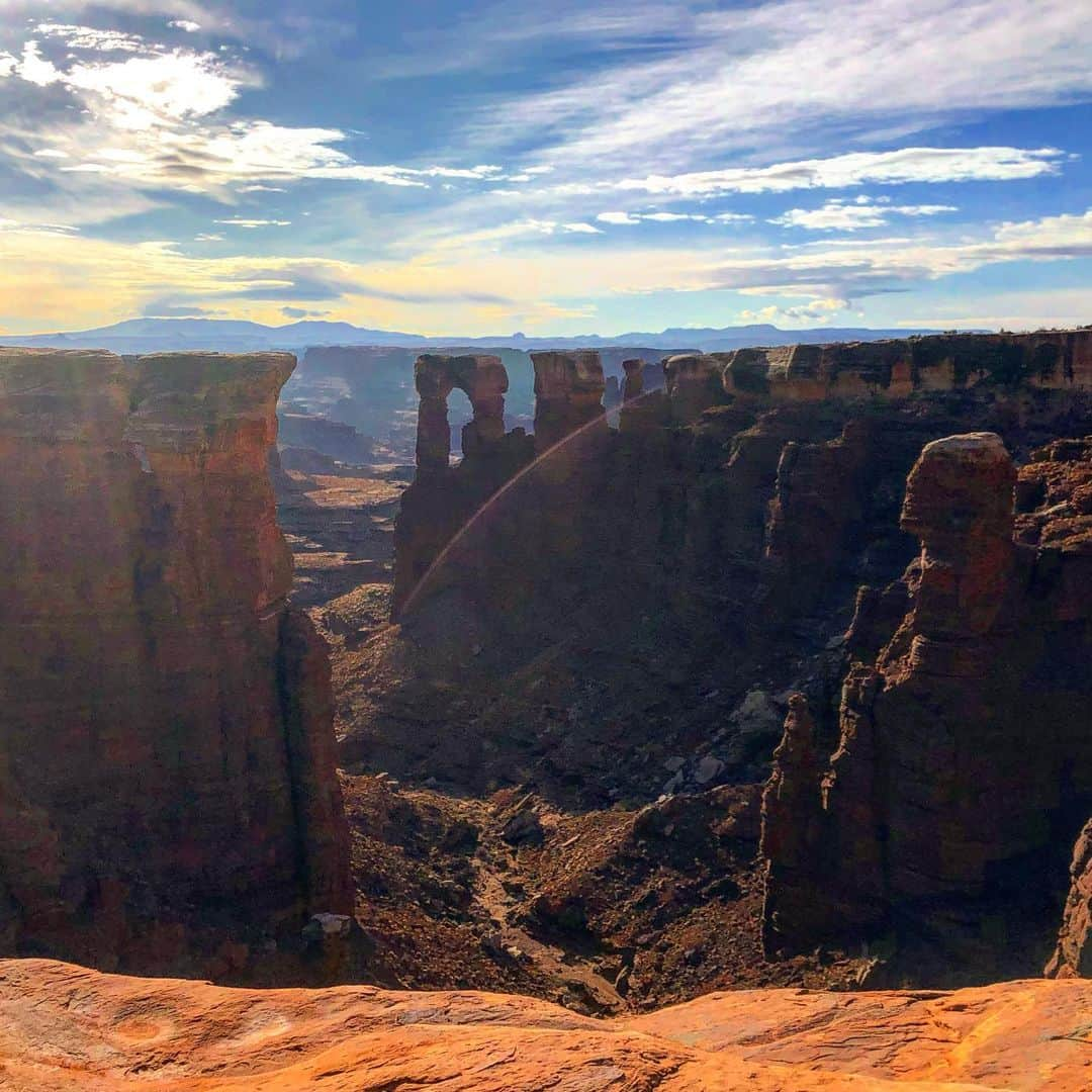 トミー・コールドウェルさんのインスタグラム写真 - (トミー・コールドウェルInstagram)「Finished my 3 day desert tour with a hot lap on White Rim. Got to be a contender for for the most scenic dirt road in America. @iamspecialized @clifbar」12月18日 12時15分 - tommycaldwell