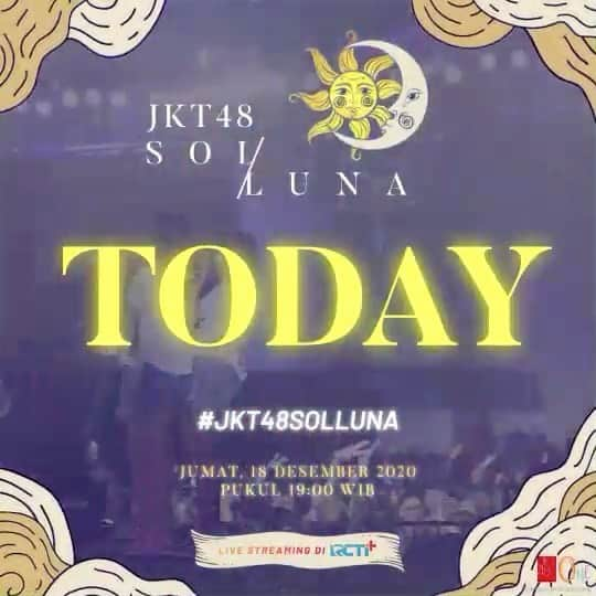 マリア・ゲノフェフア・ナタリア・デシー・プルナマサリ・グナワンのインスタグラム：「The day..   #JKT48SOLLUNA #9thAnnivJKT48」