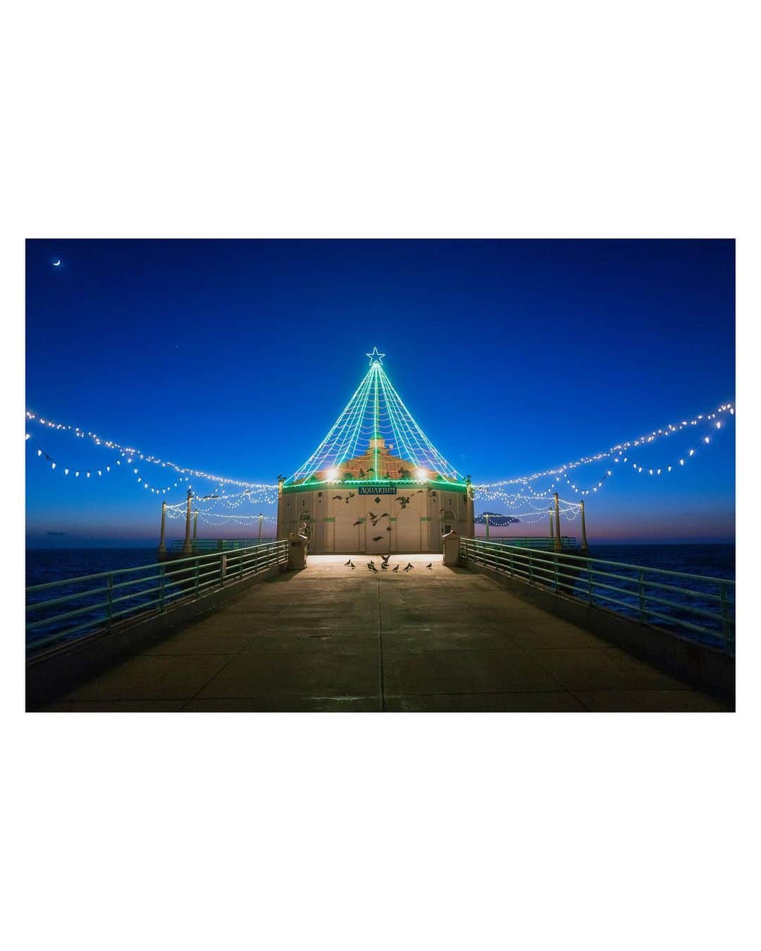 Pete Halvorsenのインスタグラム：「🌙Moon over Manhattan... a few photos from this evenings chilly walk around the Pier.   Leica Q2 / Leica SL」