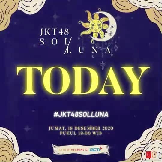 ロナ・アングラエニのインスタグラム：「Today!🔥  #JKT48SOLLUNA #9thAnnivJKT48」