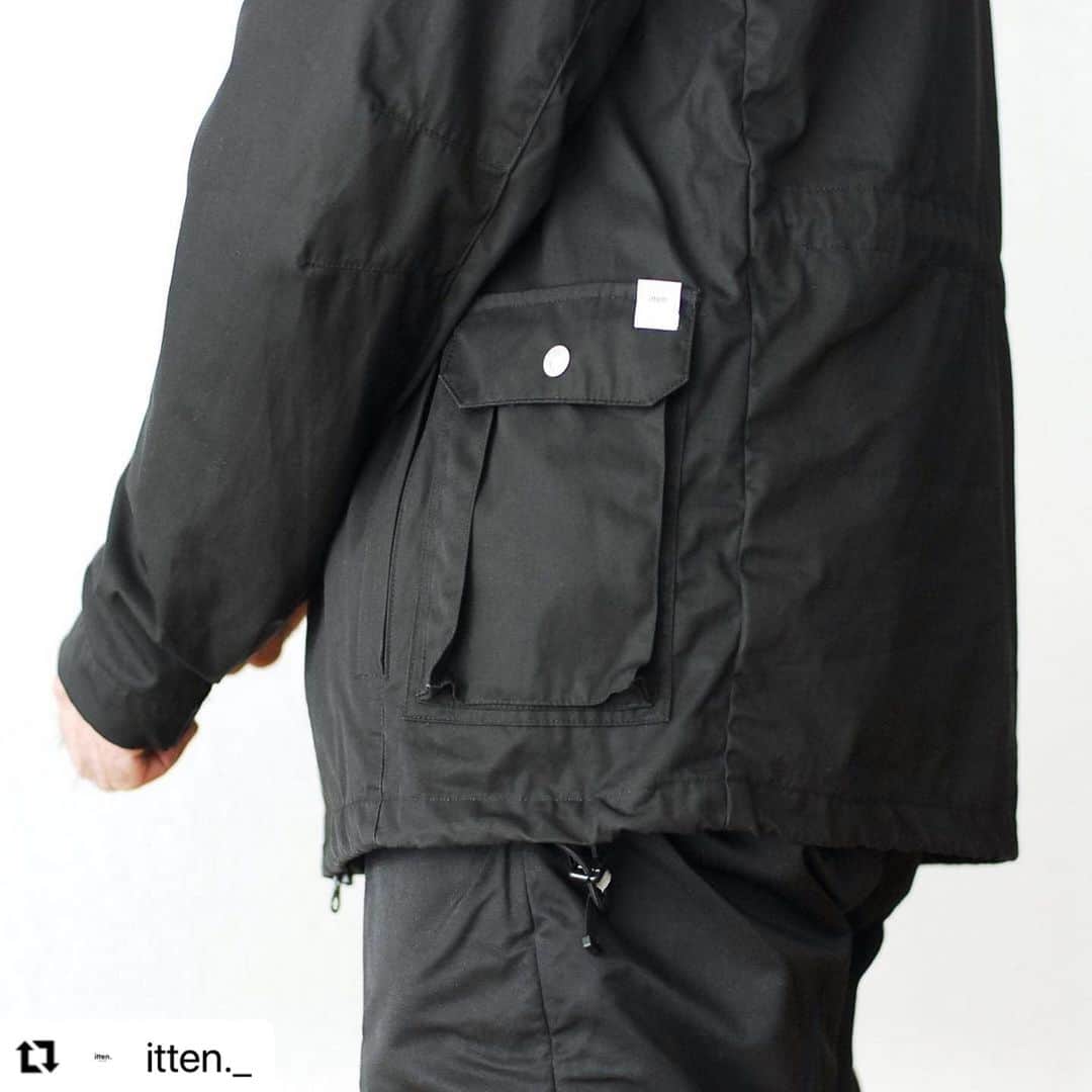 のインスタグラム：「#Repost @itten._ with @make_repost ・・・ × KOSUKE KAWAMURA (@kosukekawamura)  "itten 00 NC Parker" ¥80,300- *limited _ 〈online store / @digital_mountain 〉 https://www.digital-mountain.net/shopdetail/000000007205/ _ @wonder_mountain_irie @hacbywondermountain _ #KOSUKEKAWAMURA #河村康輔 #itten. #TDbyitten. #digitalmountain #wondermountain #hacbywondermountain _」