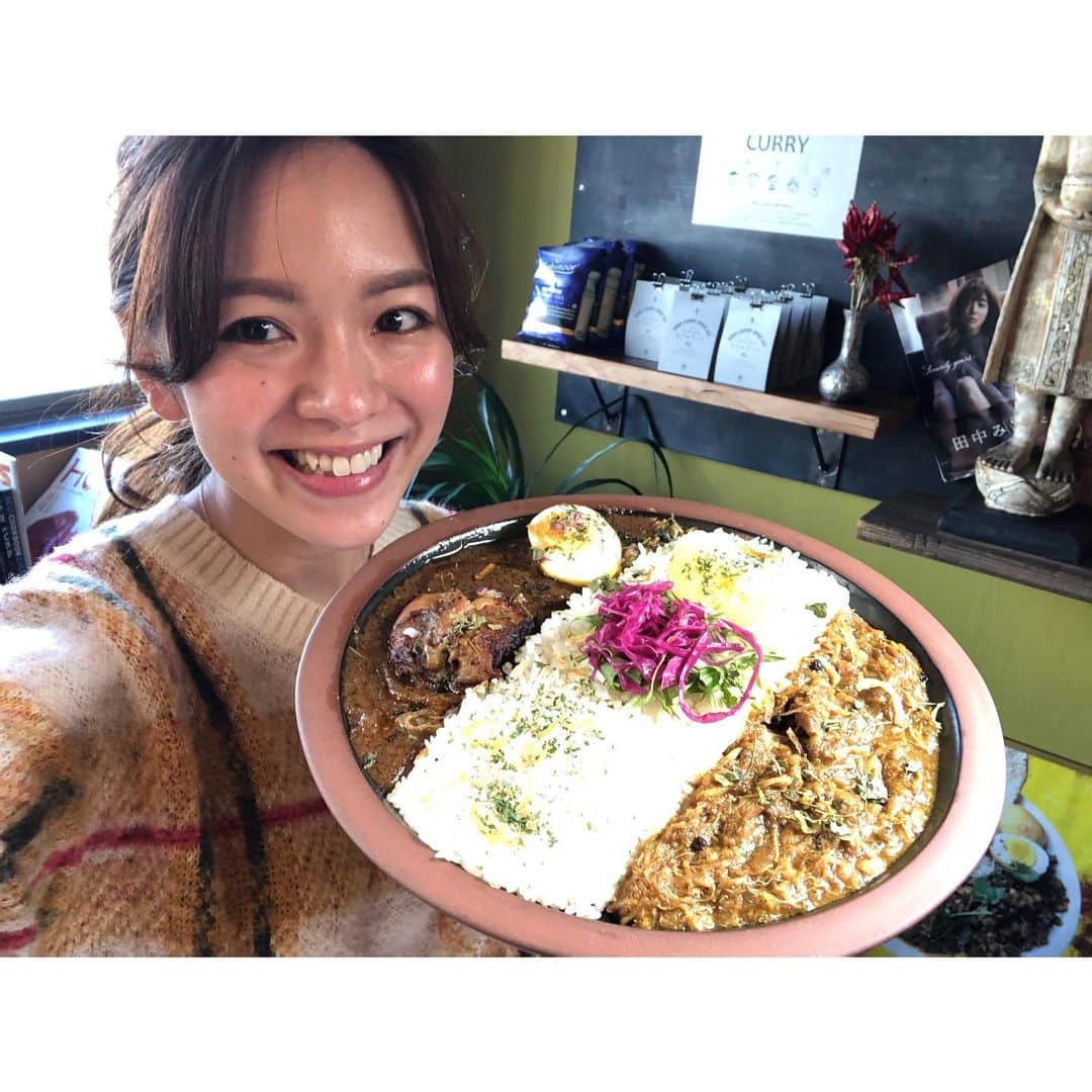 芳賀愛華さんのインスタグラム写真 - (芳賀愛華Instagram)「. 明日の旅コミ北海道は カレーカレーカレーカレー🍛😍❤️❤️ 今しか食べられない絶品コラボカレーなど 美味しいカレーを沢山ご紹介します😚‼︎‼︎ カレー好き必見です👀❤️❤️ . . . tvh 毎週土曜日 18時30分〜📺✌️💓 . . . #旅コミ#札幌カレー」12月18日 17時58分 - aika_haga