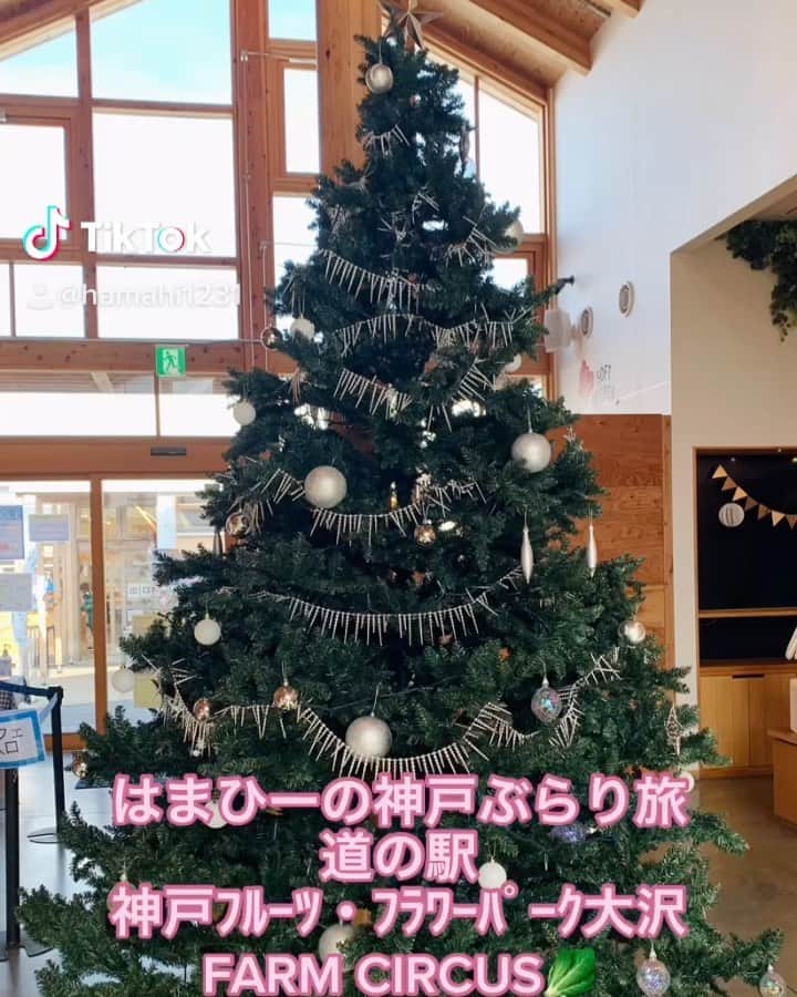 のインスタグラム：「#はまひーの神戸ぶらり旅 #神戸 #神戸市北区 #神戸フルーツフラワーパーク #神戸フルーツフラワーパーク大沢 #FARMCIRCUS #道の駅 #はまひーのグッドモグモグモーニング #浜平恭子 #KissFMKOBE #ラジオDJ  @kobe.fruitflowerpark   https://vt.tiktok.com/ZStnMsWS/」