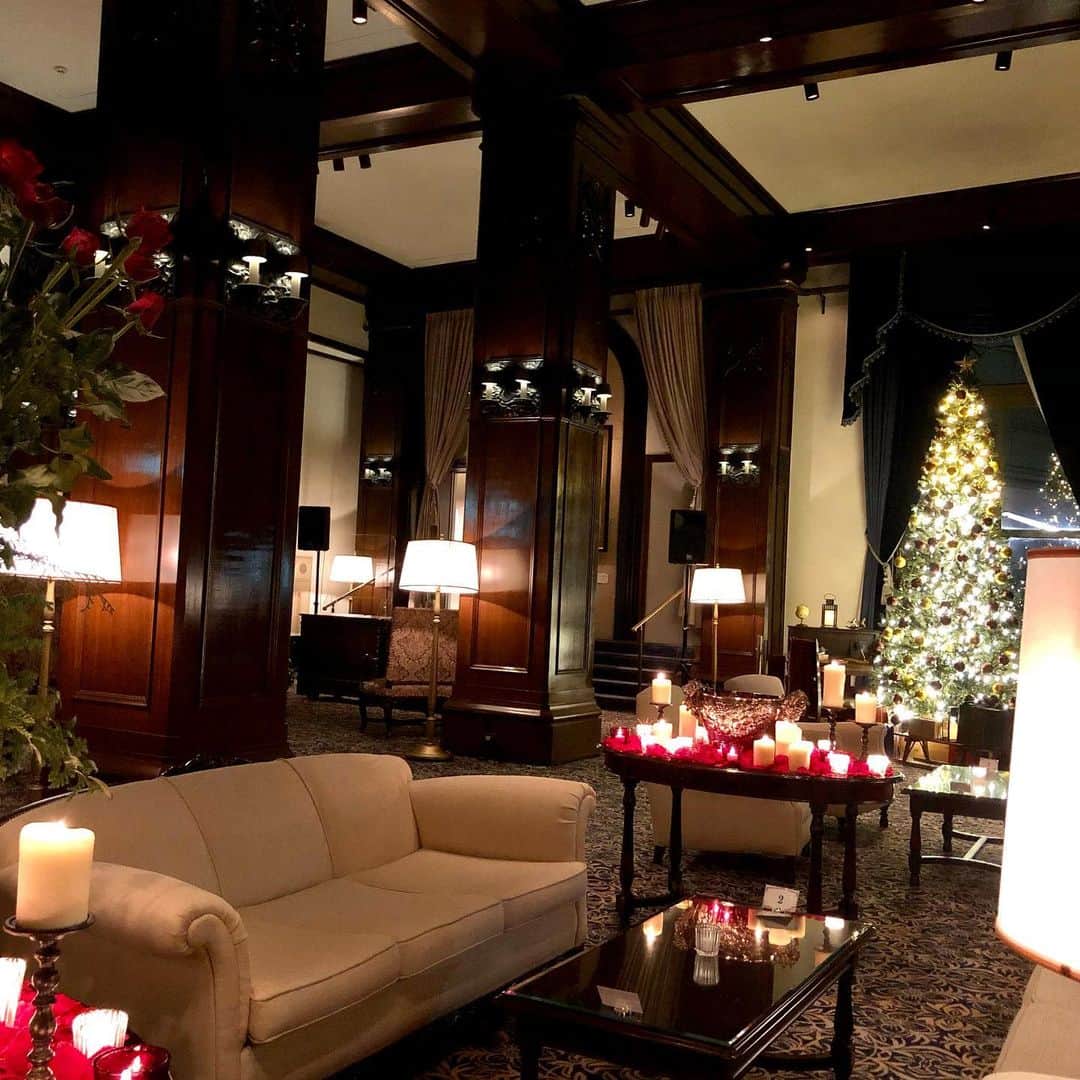 【公式】ホテルニューグランドさんのインスタグラム写真 - (【公式】ホテルニューグランドInstagram)「＊ 本日19時よりいよいよオープン！ ソーシャルディスタンスを保った配席やQRコードメニューのご用意など、ご安心してお楽しみいただけるような取り組みを実施して開催いたします。 クリスマスツリーを眺めながら日々の喧騒を忘れるまったりとしたひとときをごゆるりとお楽しみください。   ＊-＊-＊-＊-＊-＊-＊-＊-＊-＊-＊-＊-＊-＊-＊ 【Christmas Night Lounge -THE LOBBY-】 ◆期間：12月18日(金)、20日(日)～23日(水)、25日(金) ◆時間：19:00～22:00 　　　　（フード L.O.21:00 / ドリンク L.O.21:30） 　※神奈川県知事による営業時間短縮要請を受け、 　　上記時間の営業とさせていただきます ◆場所：本館2階「ザ・ロビー」 ＊-＊-＊-＊-＊-＊-＊-＊-＊-＊-＊-＊-＊-＊-＊  #ホテルニューグランド #横浜 #バー #横浜バー #クリスマス #クリスマスツリー #イルミネーション #クリスマスプレゼント #クリスマスローズ #ナイトバー #バータイム #クリスマスナイト #クリスマスコンサート #大人女子 #カクテル #ライトアップ #おしゃれ雑貨 #お洒落 #バー巡り #穴場 #ラウンジ #居心地の良い空間 #音楽の日 #サンタハウス #ドレスアップ #横浜デート #hotelnewgrand #yokohama #bar #christmasnightlounge」12月18日 18時43分 - hotelnewgrand