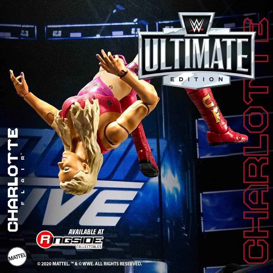 Mattelさんのインスタグラム写真 - (MattelInstagram)「All hail The Queen with the her ultimate action figure! The Ultimate Edition Charlotte Flair can recreate her most iconic moments, from entrance to finisher, with 30 points of articulation and so much detail you can’t help but shout “Wooo!” Check out the Ultimate Edition #CharlotteFlair action figure now at Ringside Collectibles!」12月19日 5時33分 - mattel
