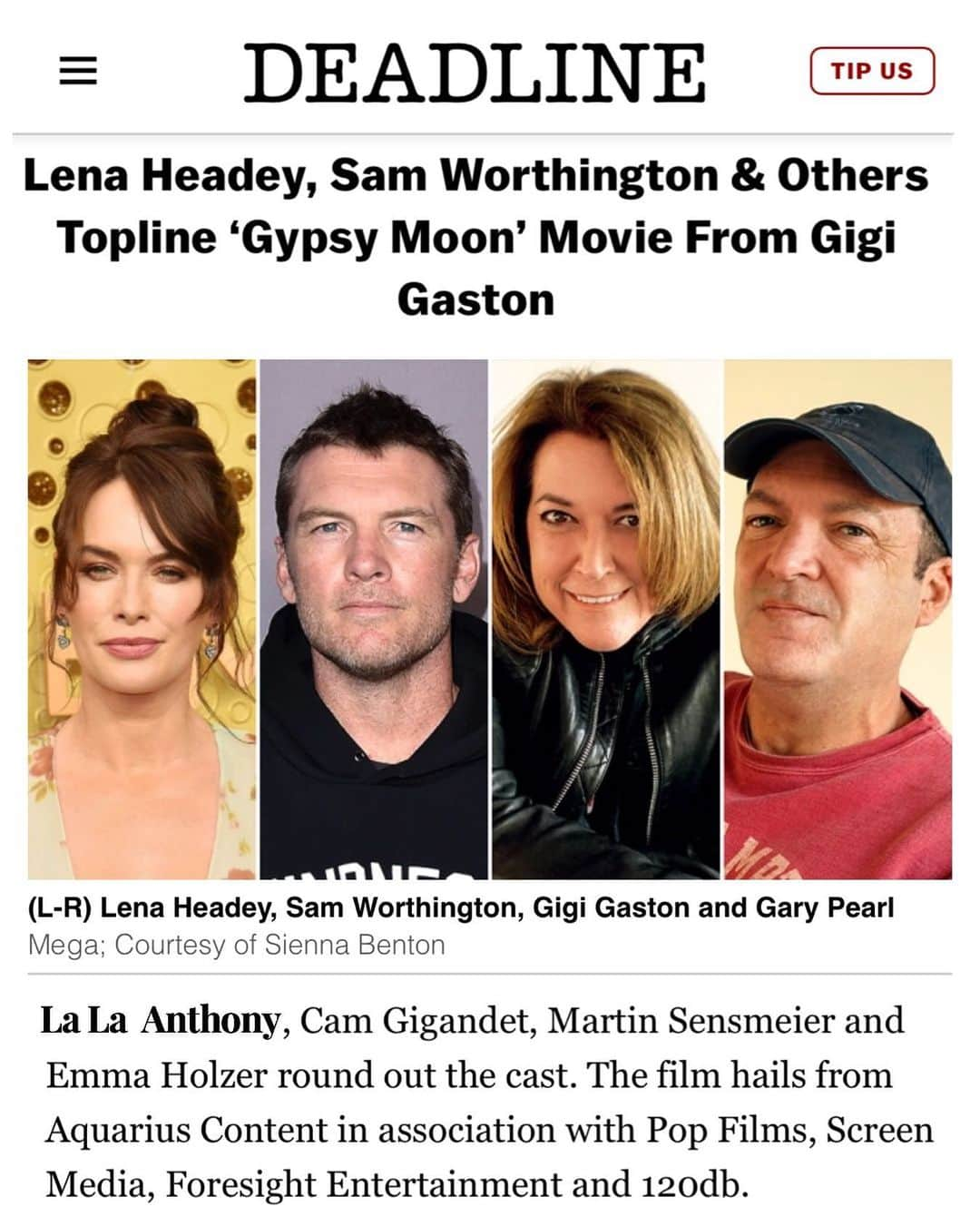 ラ・ラ・アンソニーさんのインスタグラム写真 - (ラ・ラ・アンソニーInstagram)「WOW‼️Beyond honored & blessed to be apart of such an amazing cast of talented people🙏🏽Our incredible director @gigigaston and @iamlenaheadey have made this experience feel like a dream. We’ve become one big crazy family 💃🏽Can’t wait for you to see GYPSY MOON🌙 IM HYPE🔥🔥coming soon...」12月19日 4時24分 - lala