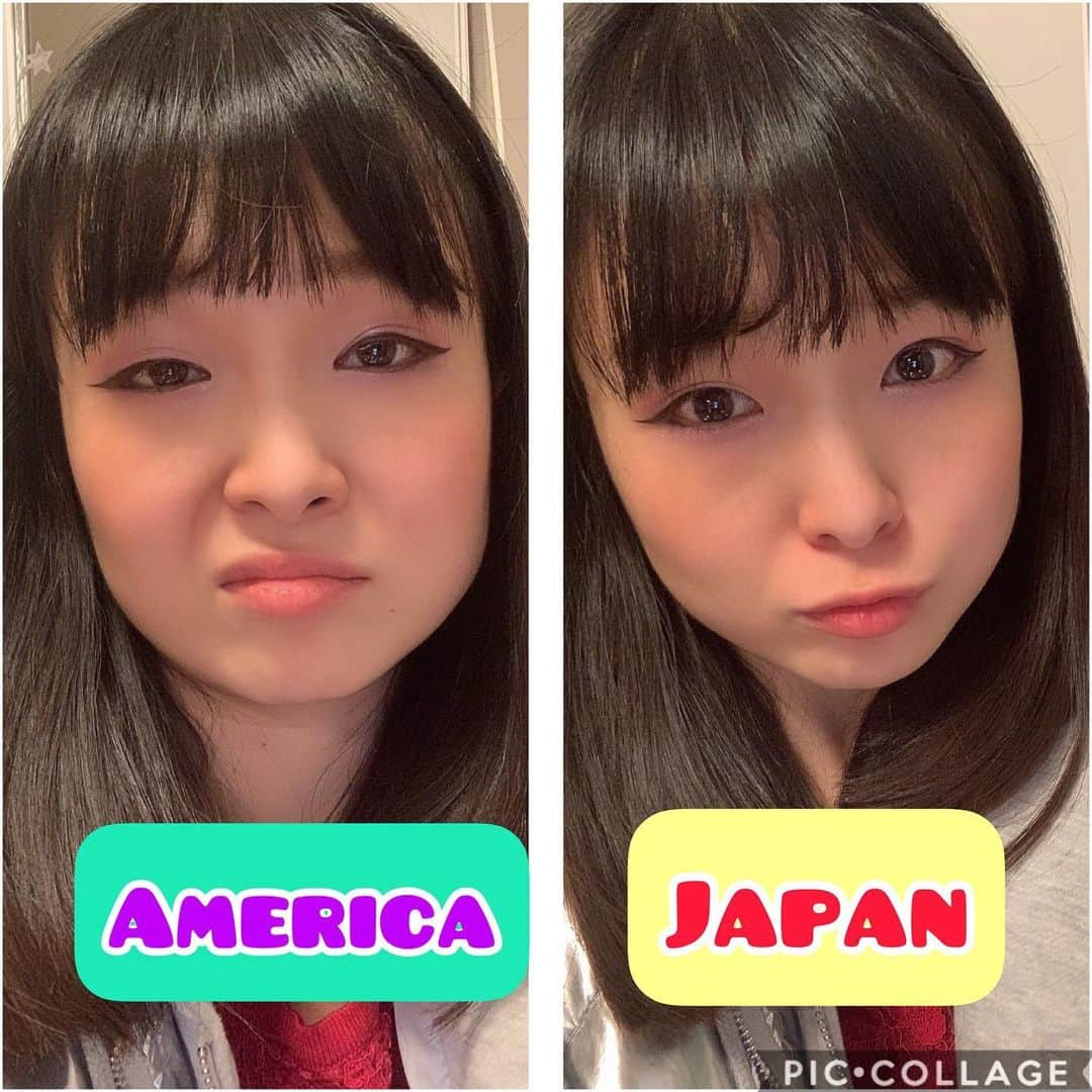 井内里菜さんのインスタグラム写真 - (井内里菜Instagram)「America or Japan. I like American facial expressions. America🇺🇸Strong woman. Japan 🇯🇵 Help the prince. #america #japan #or #facial #ilike」12月19日 4時33分 - linaiuchi