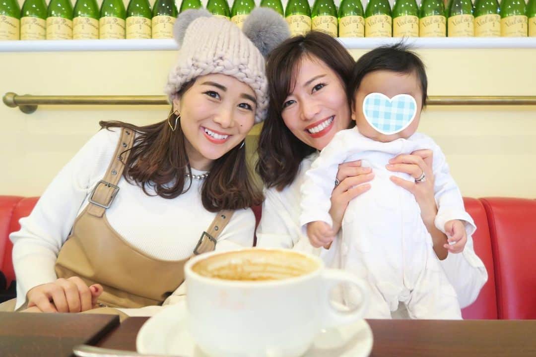Mai Wakimizuのインスタグラム：「久しぶりのayu♡saorin親子も一緒でした＼(^o^)／会った瞬間からなんだかバタバタだったけど、まぁそんなのいつものこと。笑 ゆっくりlunch出来た♡ #男の子ママ#mamalife#男の子ベビー#生後4ヶ月」