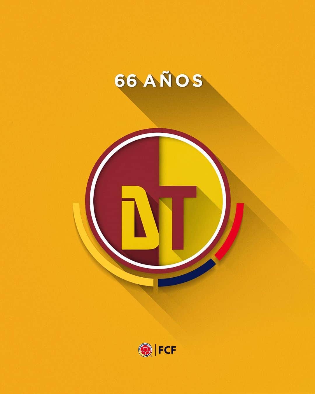 サッカー コロンビア代表チームのインスタグラム：「¡6⃣6⃣ años del Vinotinto y Oro!   El @cdtolima está de aniversario y desde la FCF le enviamos nuestras felicitaciones 🤗.   Gracias por hacer parte de la historia del fútbol Colombiano y llenar de alegrías a todos los hinchas tolimenses 🙌」