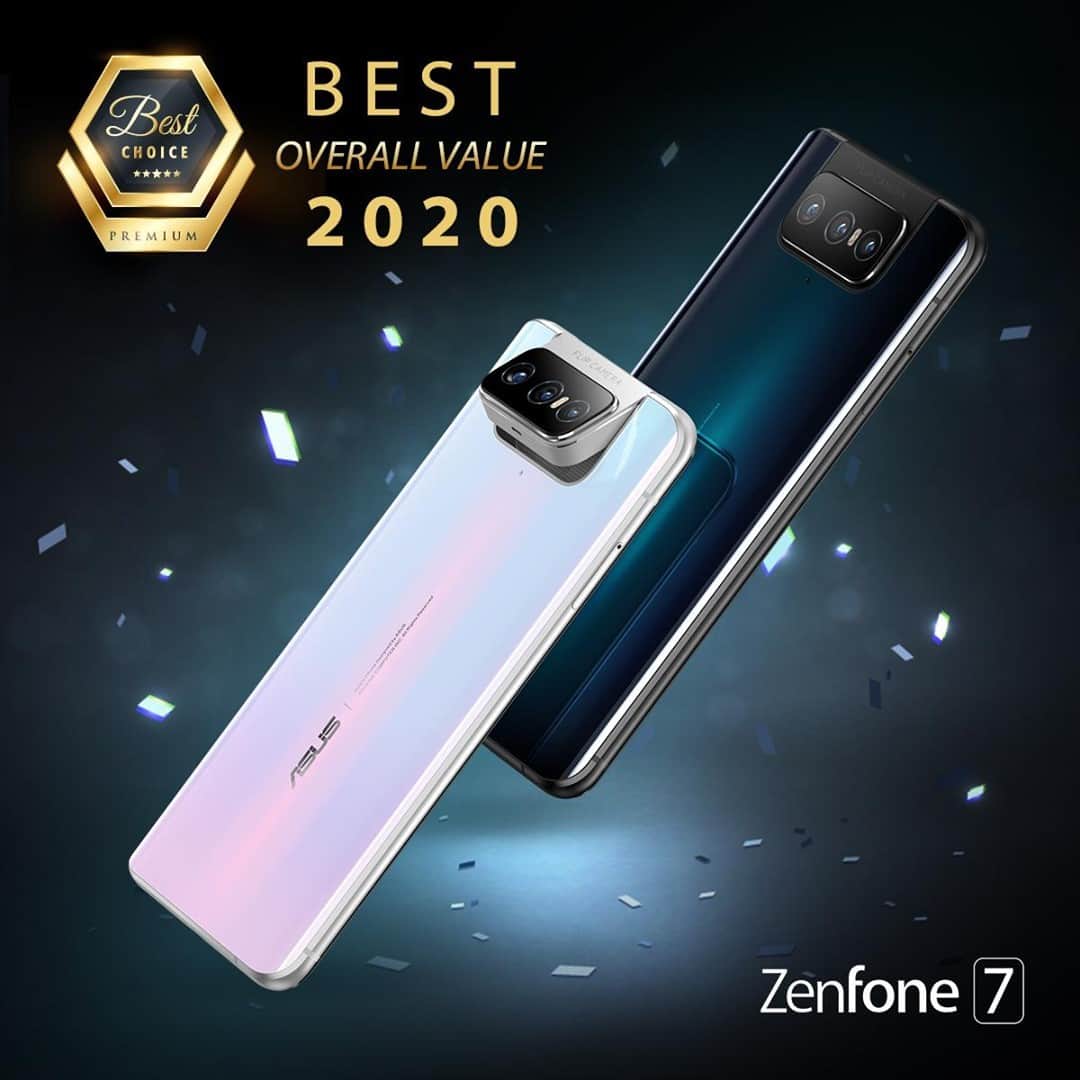 ASUSさんのインスタグラム写真 - (ASUSInstagram)「#ZenFone7 is a work of art that offers ever-changing colors on the exterior, stunning craftsmanship and extraordinary performance!⁣ It’s the best overall value phone in 2020 without a doubt, right @mrwhosetheboss ?」12月18日 21時00分 - asus