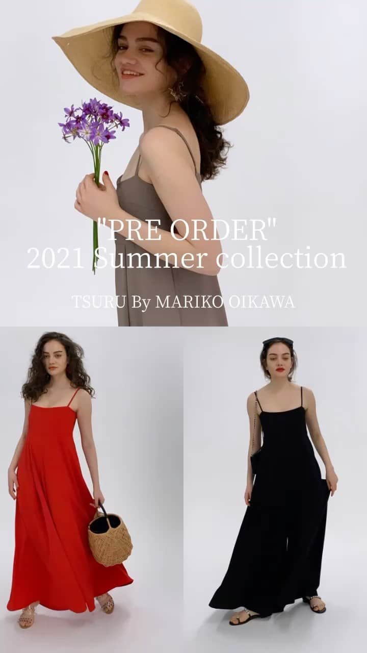 Tsuru by Mariko Oikawaのインスタグラム：「#tsuru#tsurubymarikooikawa#preorder#2021summer#プレオーダー締め切りは12/21お昼12:00まで！」