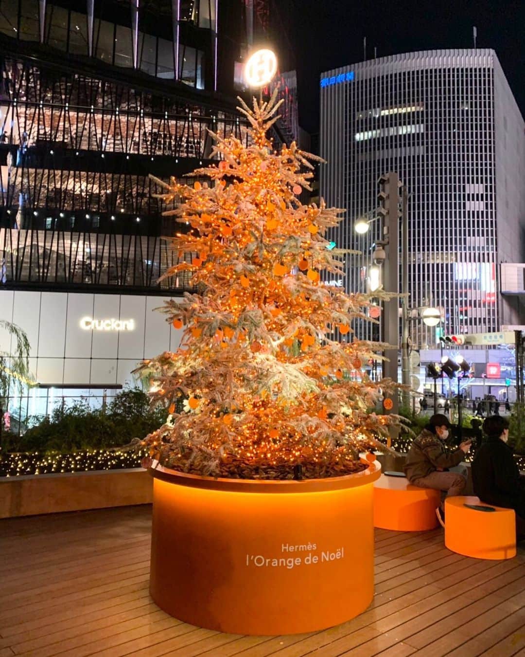 渡辺かなえのインスタグラム：「Xmas気分になれた🎄📷ありがとー❤️素敵💓」