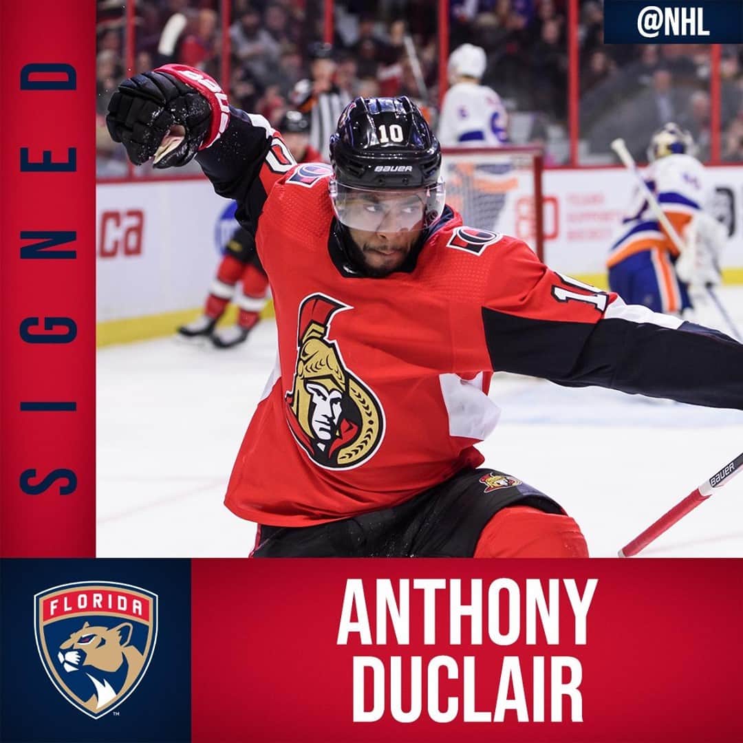 NHLさんのインスタグラム写真 - (NHLInstagram)「🚨 SIGNING ALERT 🚨  Anthony Duclair (@aduclair10) has agreed to a one-year deal with the @flapanthers.」12月18日 23時10分 - nhl